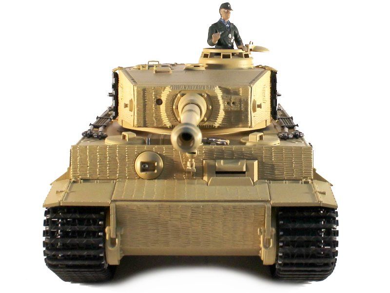 Радиоуправляемый танк Taigen 116 Tiger 1 Германия, поздняя версия 24G RTR песочный