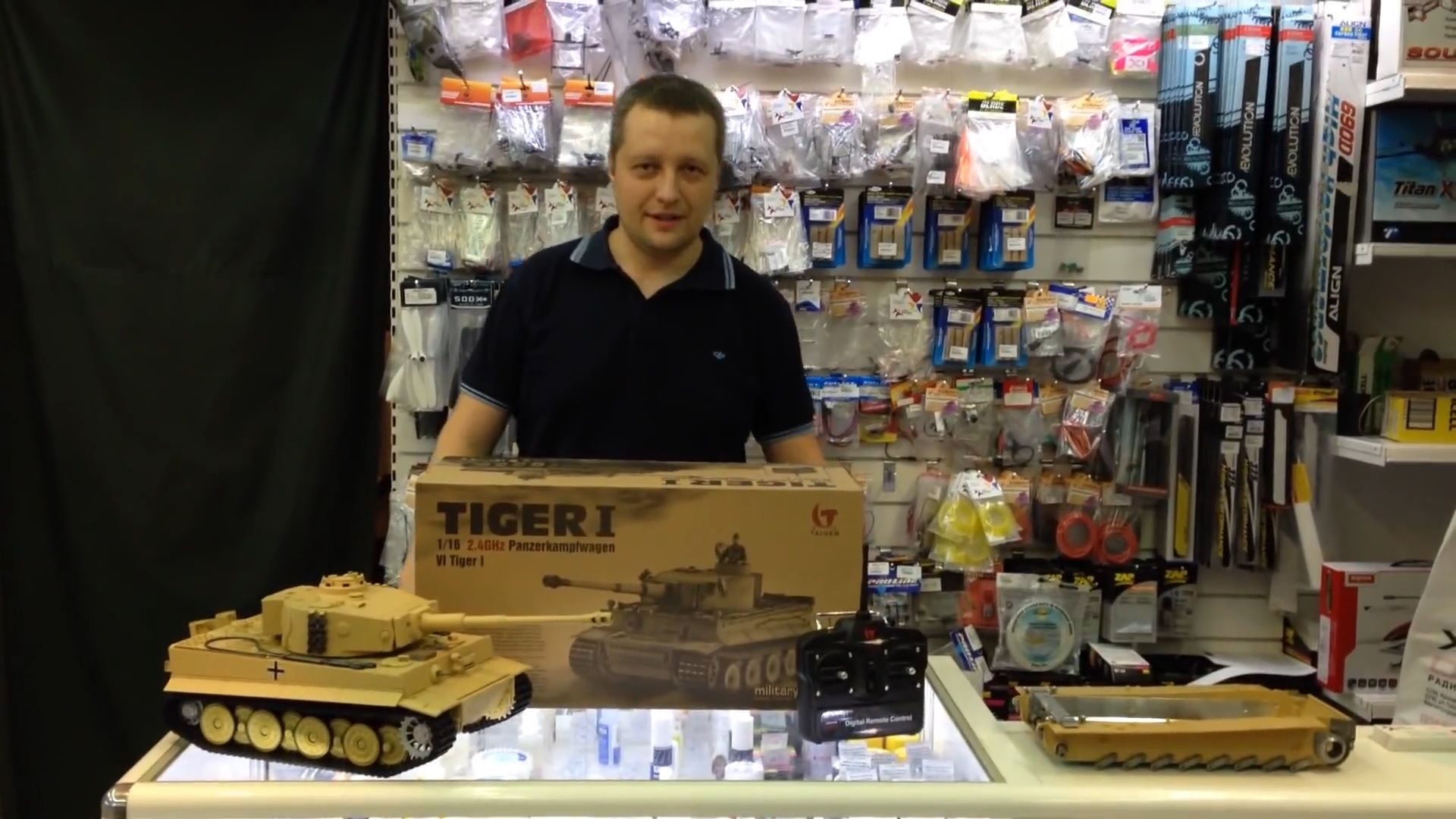 Обзор р/у танка Taigen German Tiger "Тигр" (Late version) 2.4G 1:16
