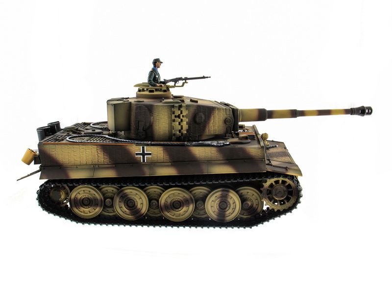 Радиоуправляемый танк Taigen 116 Tiger 1 Германия, поздняя версия 24G RTR летний камуфляж