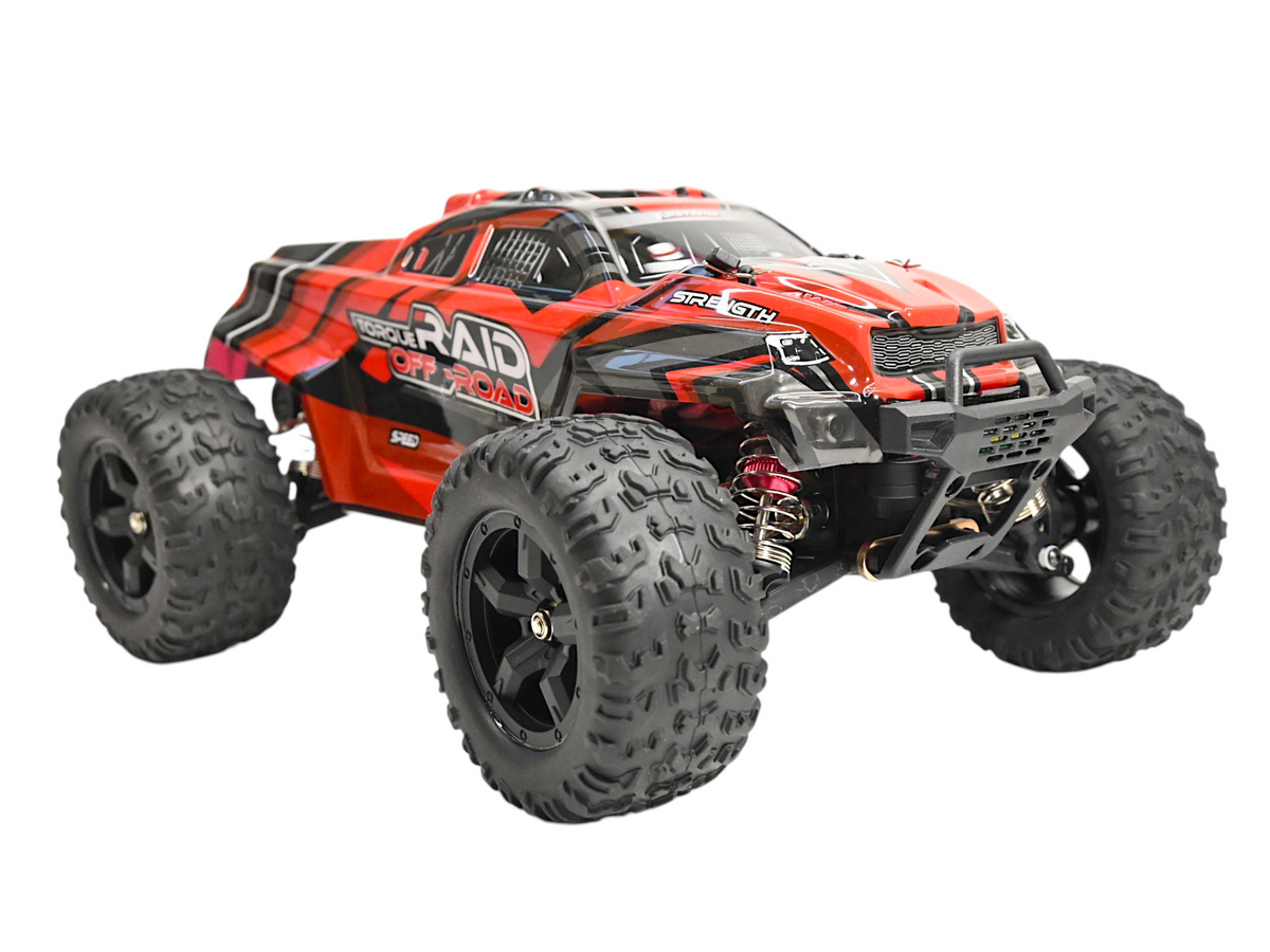 Радиоуправляемый монстр Remo Hobby красный 4WD 24G 114 RTR