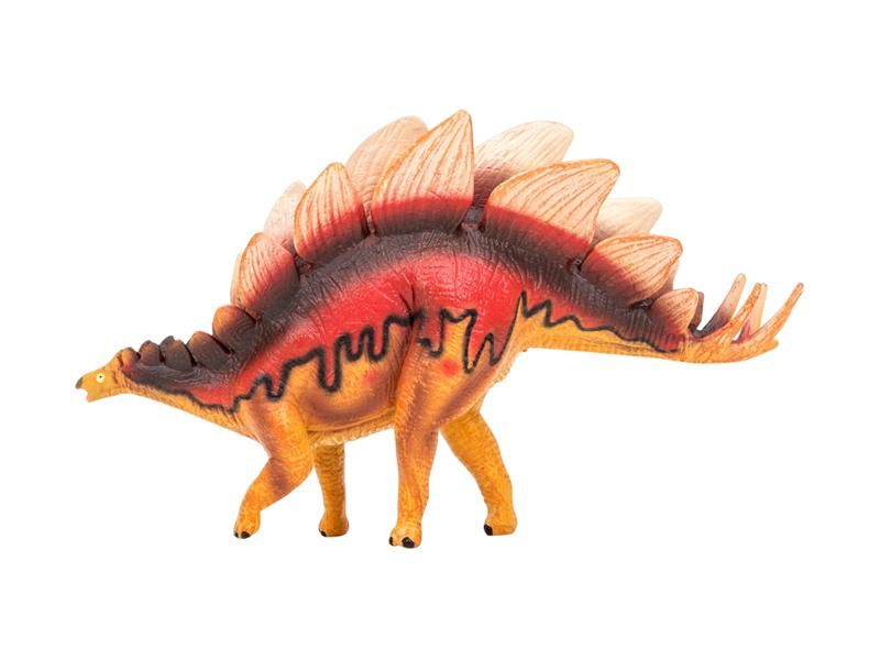 Игрушка динозавр MASAI MARA MM206011 серии Мир динозавров Стегозавр, фигурка длиной 19 см