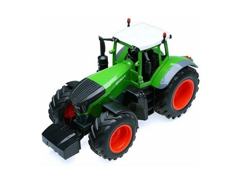 Радиоуправляемый сельскохозяйственный трактор Double Eagle с прицепом с рулонами сена 116 24G RTR