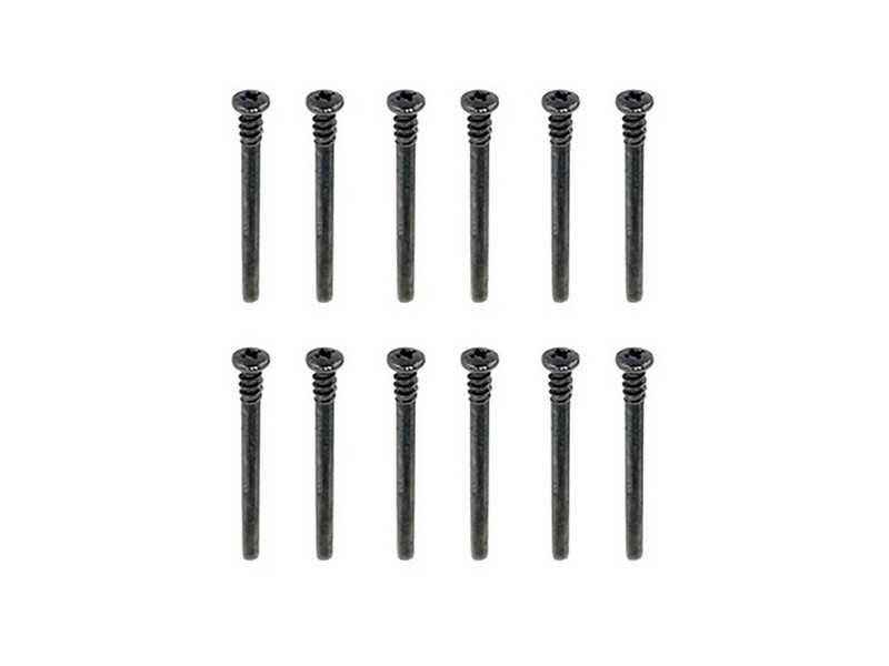 Винты с полукруглой головкой и неполной резьбой 3х29мм для автомоделей MJX 114, 116, 12шт