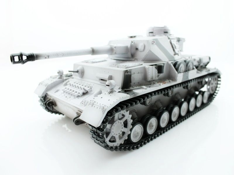 Радиоуправляемый танк Taigen 116 Panzerkampfwagen IV AusfF2SdKfz Герм 24G RTR, зимний