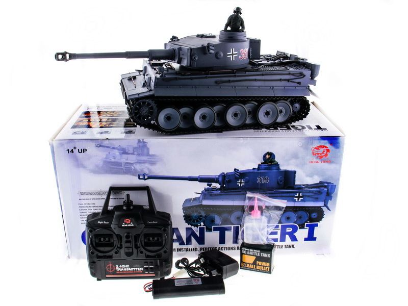 Радиоуправляемый танк Heng Long 116 Tiger 1 Германия 24G RTR