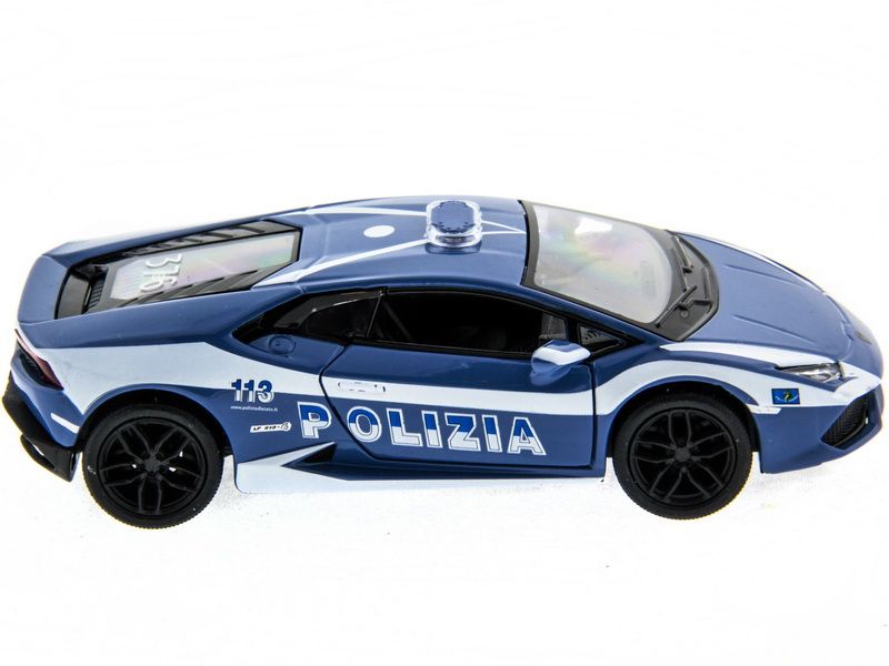 Машина Kinsmart Lamborghini Huracan Police инерция 112шт 136 бк