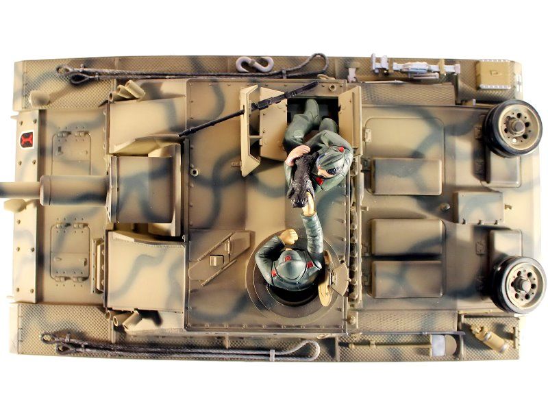 Радиоуправляемый танк Taigen 116 SturmgeschutzIIIausfgsdkfz Герм для ИК танк боя 24G RTR