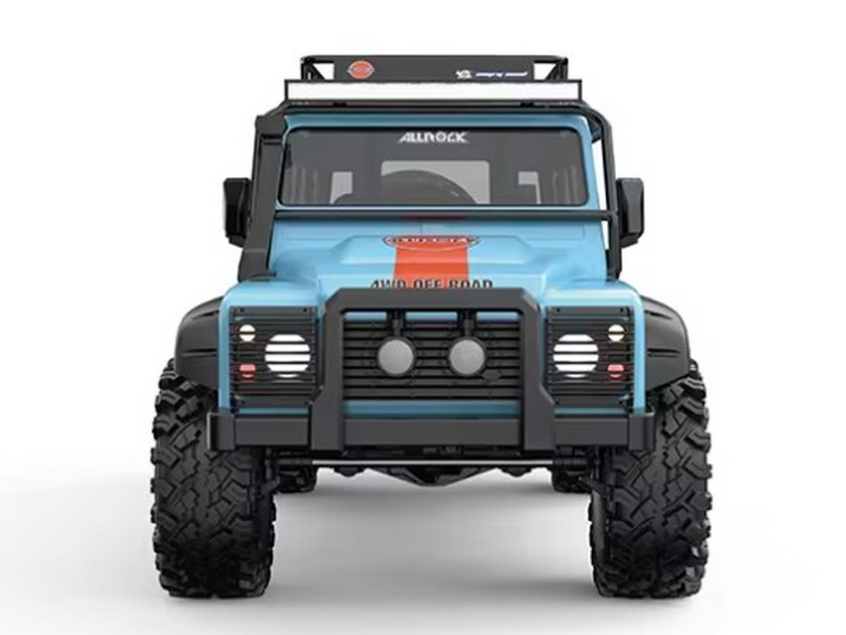 Радиоуправляемый краулер MJX Hyper Go H8H Refreshed Edition голубой Brushless 4WD 24G LED 18