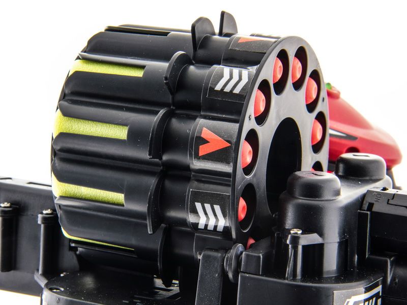 РУ боевой роботпаук Space Warrior, лазер, ракеты, красный, NiMh и ЗУ, 24G