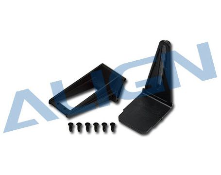 Рама крепления хвостовой сервомашинки и стойка антиротации, TRex 450 Pro3GX