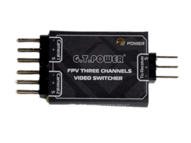 Переключатель видео сигнала GTPower FPV 3Channel Video Switcher