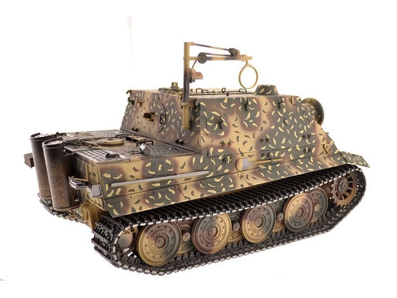 Радиоуправляемый танк Torro Sturmtiger Panzer 116 24G, зеленый, ВВпушка, деревянная коробка