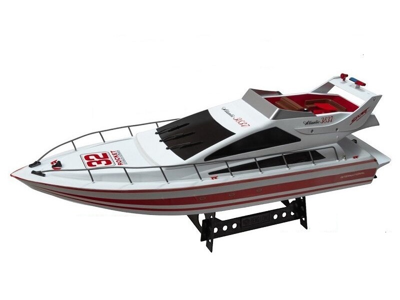 Радиоуправляемый скоростной катер Heng Long 3837 красный 24G RTR
