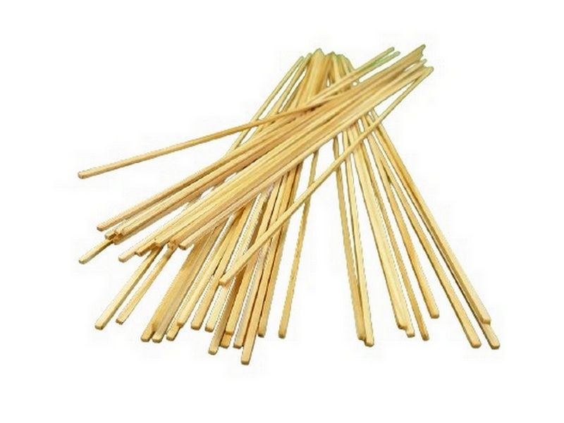 Деревянные рейки 1,5х2 мм, длина 300 мм, сосна, 30 шт