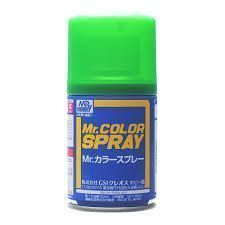 Краска акрил для пластика в аэрозольных баллончиках тм MRHOBBY 100мл   GREEN, шт