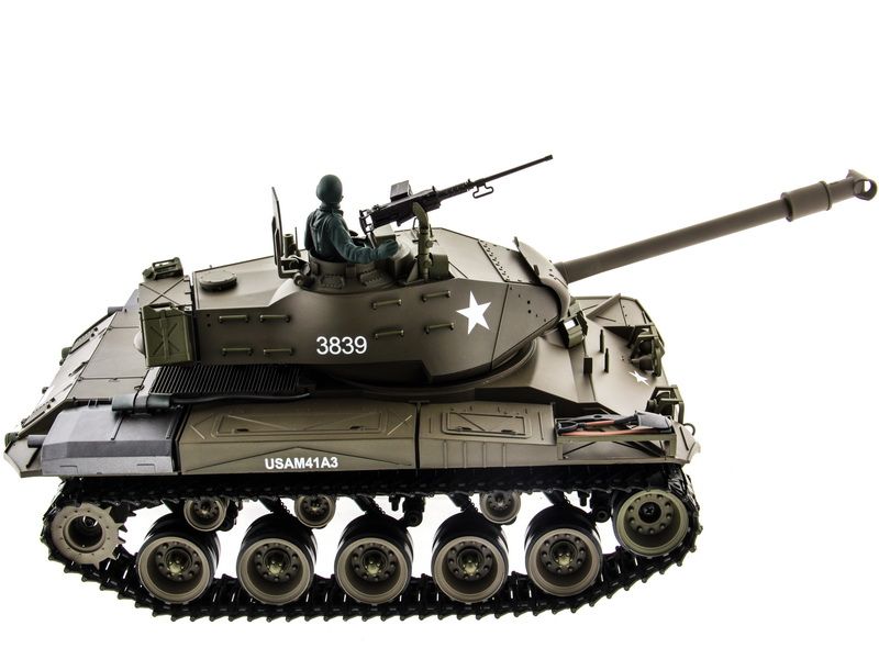 Радиоуправляемый танк Heng Long 116 Walker Bulldog  M41A3 Бульдог 24G RTR