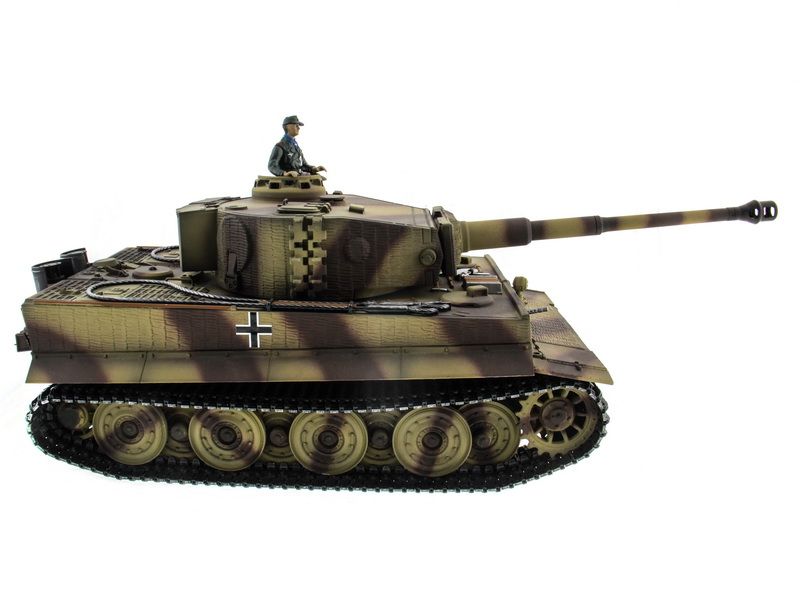 Радиоуправляемый танк Taigen 116 Tiger 1 Германия, поздняя версия HC для ИК танкового боя 24G