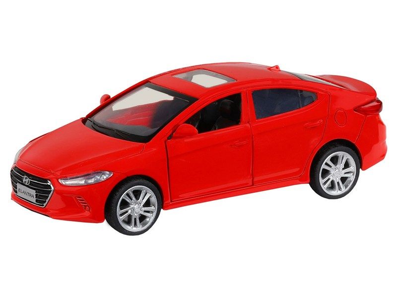 Машина АВТОПАНОРАМА HYUNDAI ELANTRA, красный, 140, инерция, вк 17,512,56,5 см