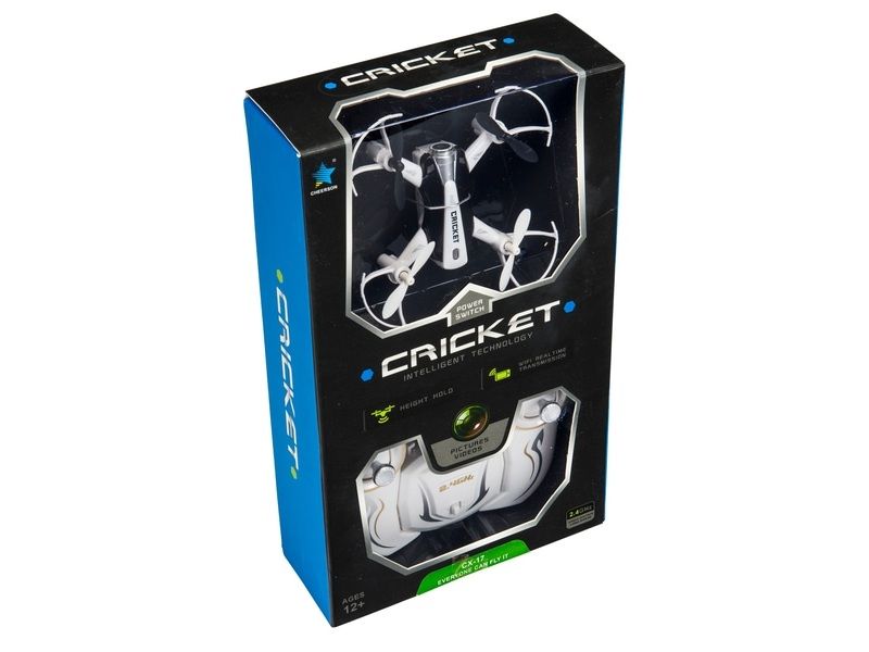 Радиоуправляемый квадрокоптер Cheerson CX17 WiFi RTF 24G черный