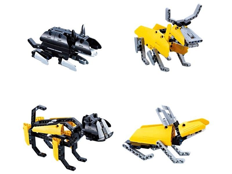 Конструктор CaDA Technic животные 12 в 1 395 деталей