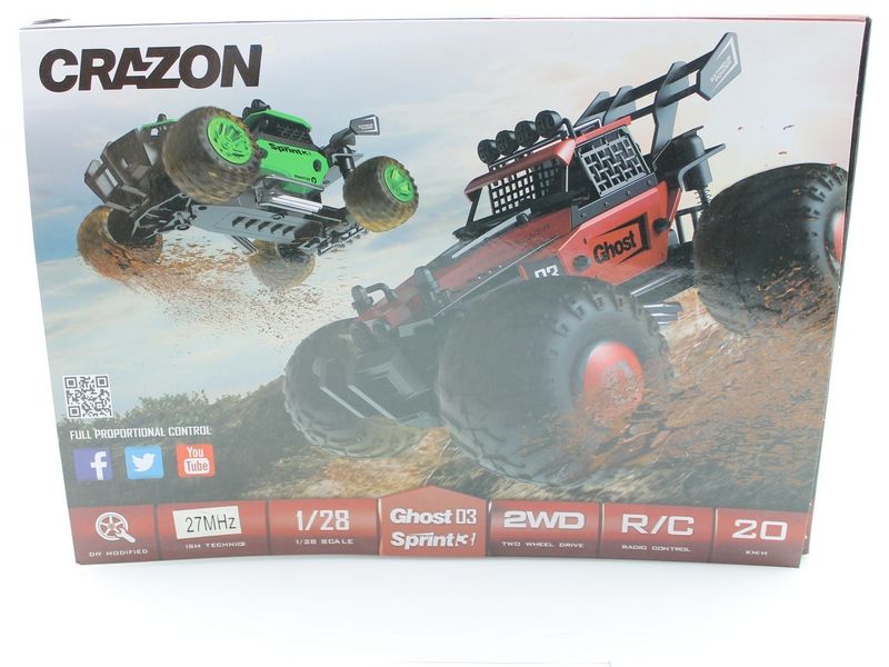 Радиоуправляемая машина внедорожник 172802 до 20 кмч  акб