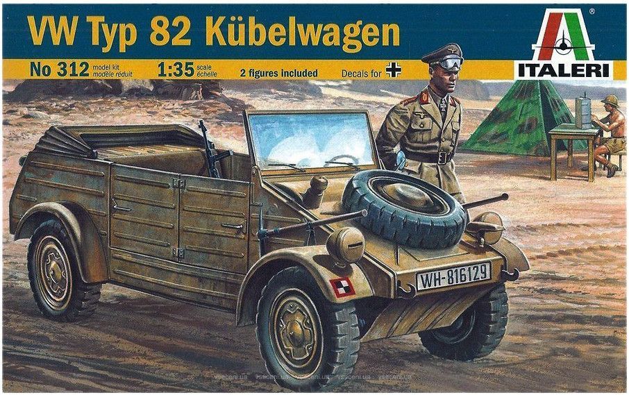 Сборная модель Автомобиль VW Typ 82 KUBELWAGEN 135