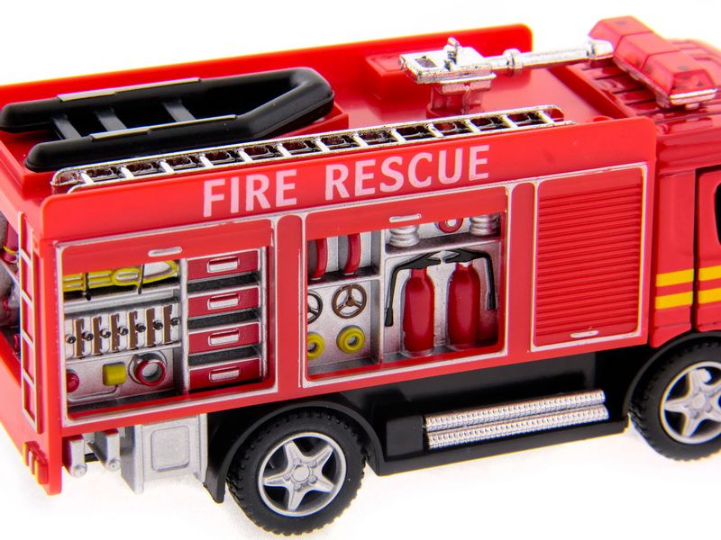 Машина Kinsmart Пожарная машина Rescue Fire Engine инерция 112шт бк