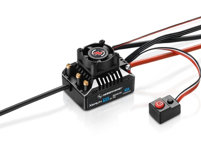 Бесколлекторный регулятор Hobbywing XERUN AXE R2 Brushless ESC 80A480A, 110 Rock Crawler