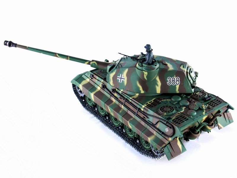 Радиоуправляемый танк Heng Long 116 KingTiger Германия 24G RTR PRO краснокоричневый