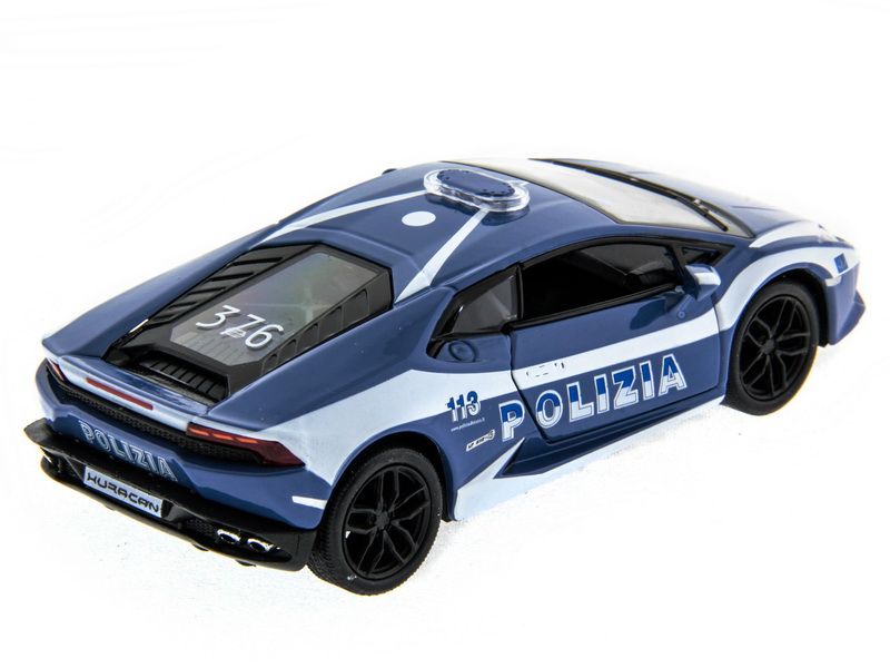 Машина Kinsmart Lamborghini Huracan Police инерция 112шт 136 бк