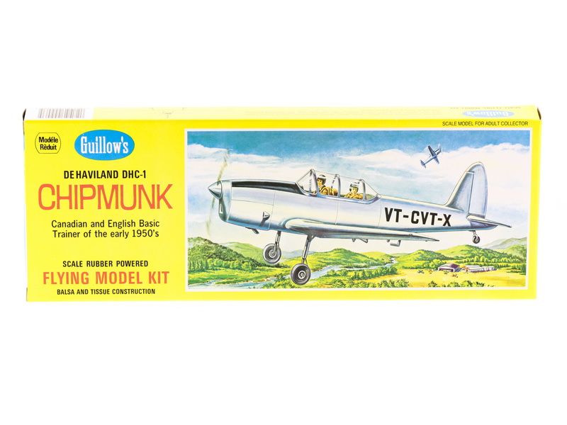 Сборная дермодельСамолет DH Chipmunk Guillows 124