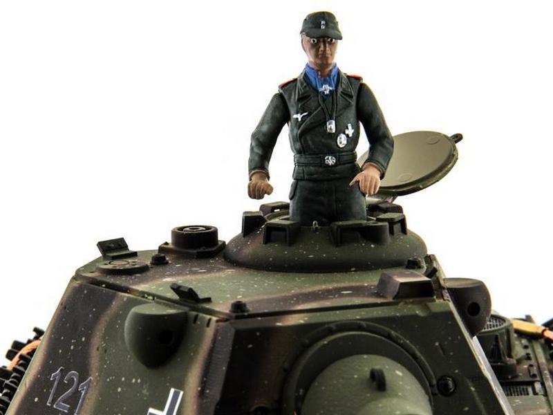 Радиоуправляемый танк Taigen 116 Panther type F с ИК пушкой HC версия, башня на 360, 24G RTR