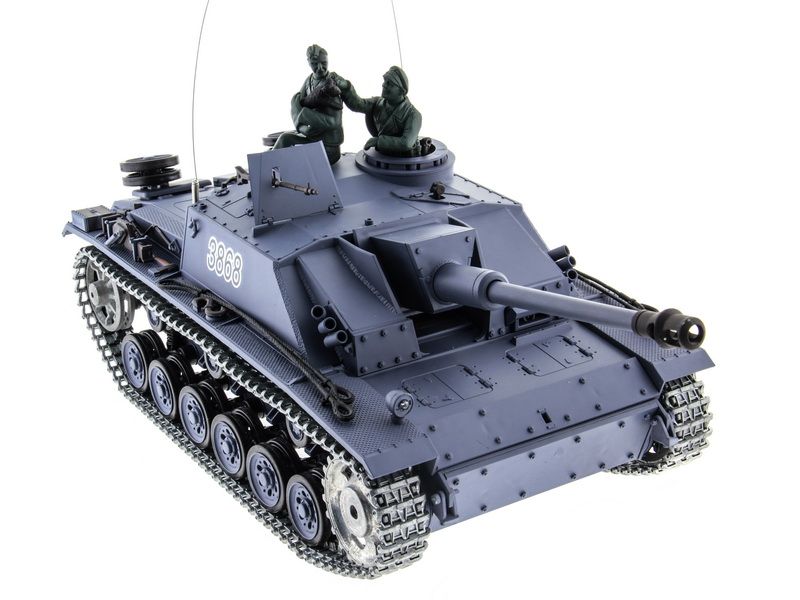 Радиоуправляемый танк Heng Long 116 Sturmgeschutz III Германия 24G RTR PRO