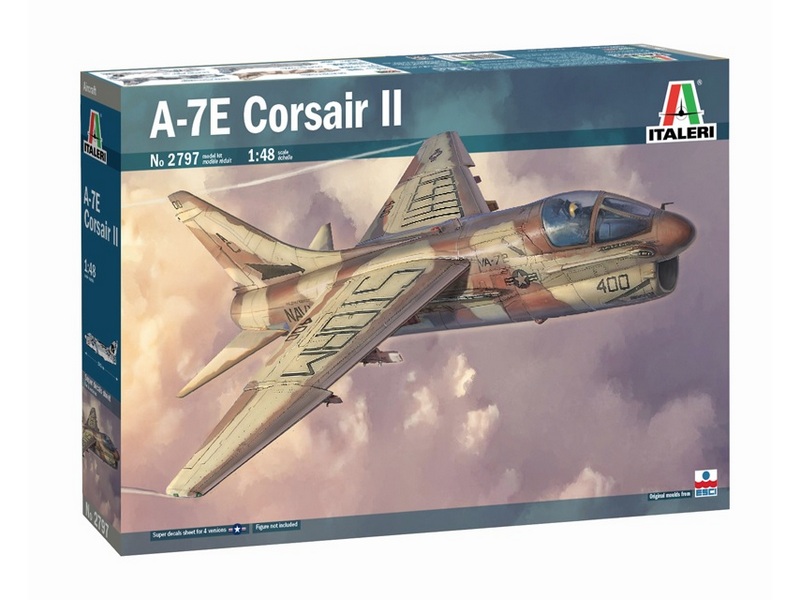 Сборная модель ITALERI 2797ИТ Самолет A7 CORSAIR II, 148