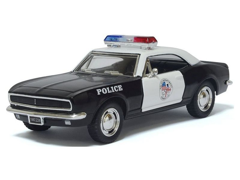 Машина Kinsmart 140 Chevrolet Camaro Police инерция 112шт бк