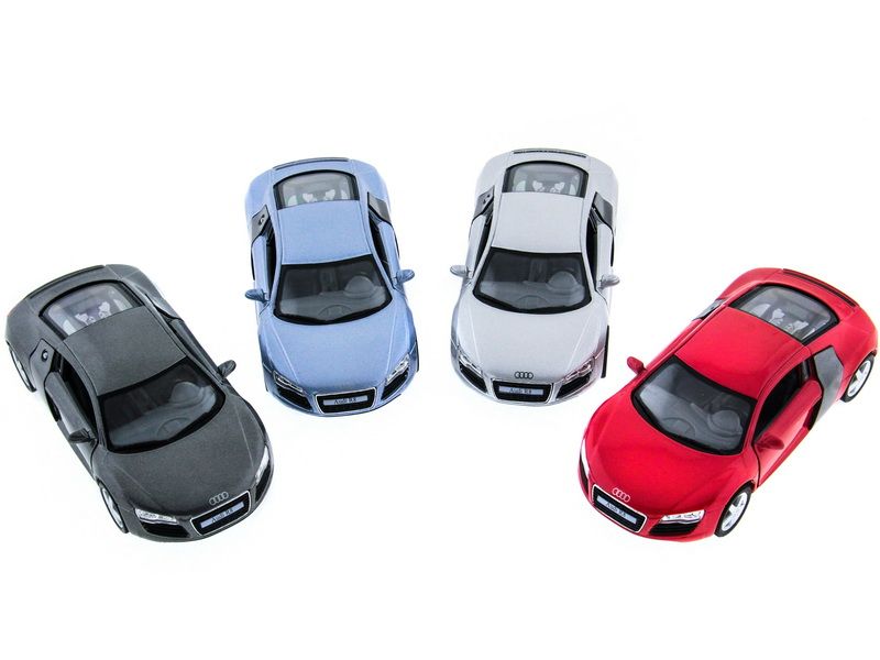 Машина Kinsmart AUDI R8 инерция 112шт 136 бк