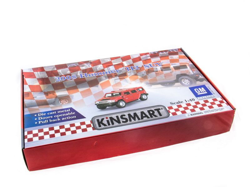 Машина Kinsmart 140 Haммer H2 2008 инерция 112шт бк