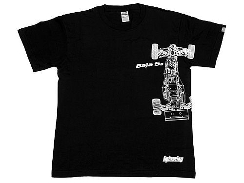Футболка HPI RACING BAJA 5B TSHIRT BLACKYOUTH MEDIUM  HPI102046 
