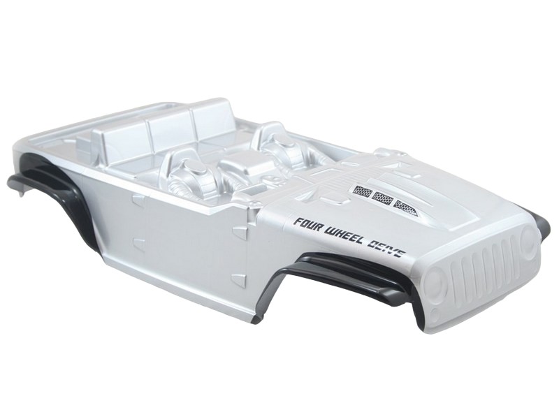 Кузов серебристый для краулера Remo Hobby OpenTopped Jeeps 110