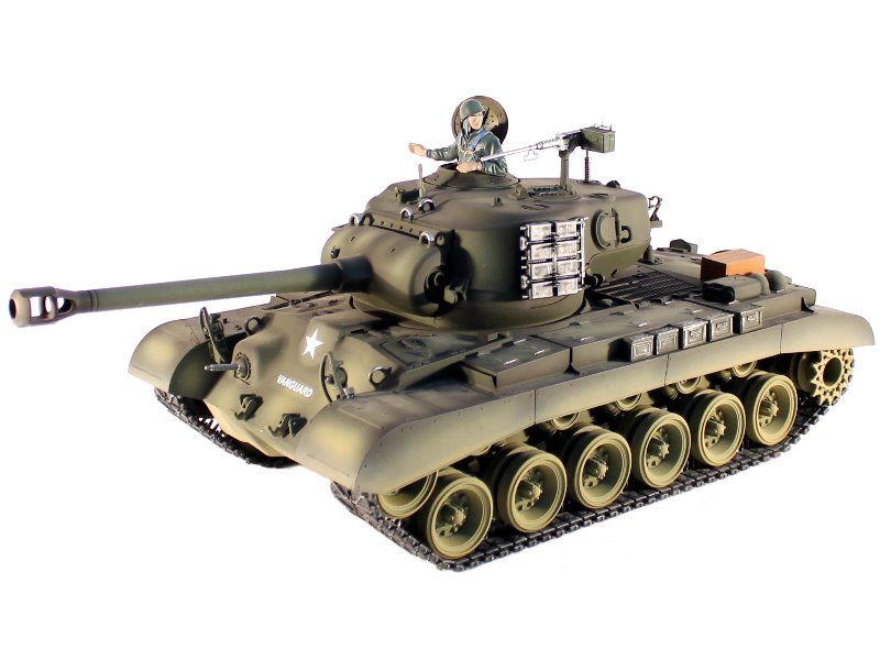 Радиоуправляемый танк Taigen 116 M26 Pershing Snow leopard США PRO 24G RTR