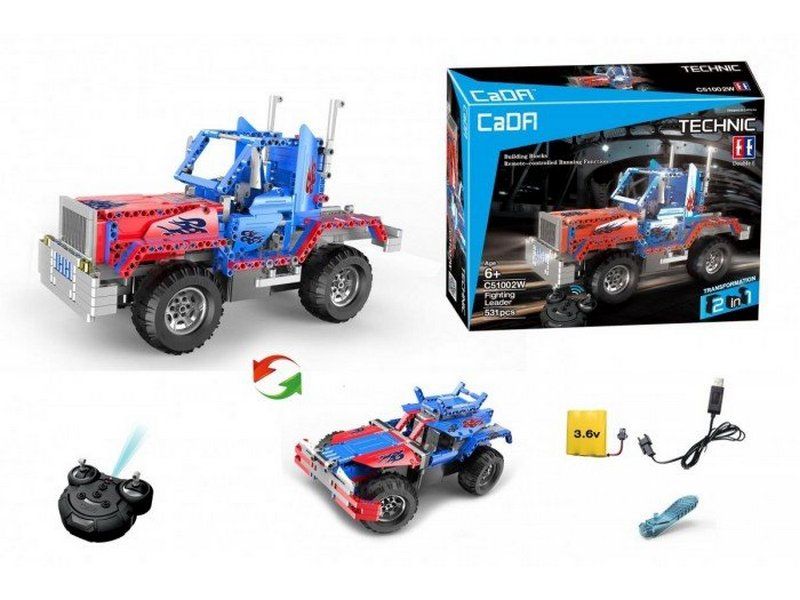 РУ конструктор CaDA Technic грузовик  джип Оптимус Прайм 531 деталь