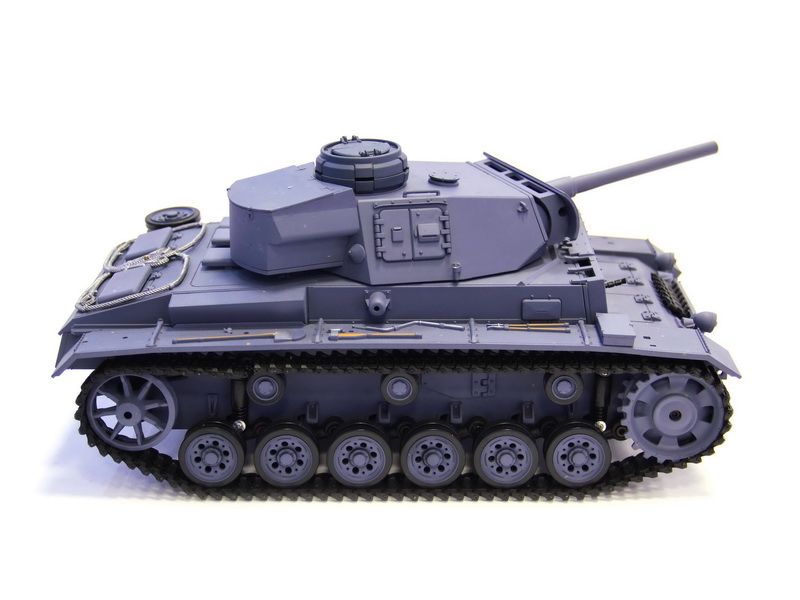 Радиоуправляемый танк Heng Long 116 Panzerkampfwagen III Германия 24G RTR темносерый