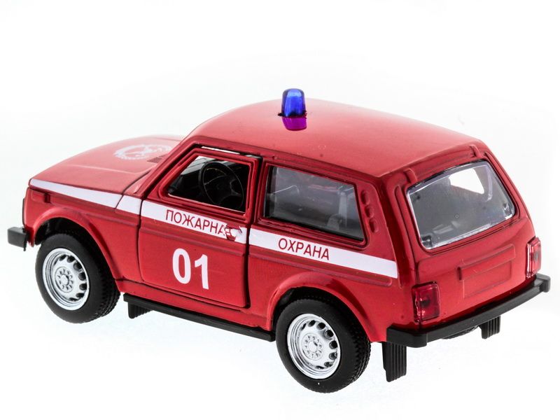 Машина АВТОПАНОРАМА инерц ВАЗ 2121 150, вк 1275,5 см, красная