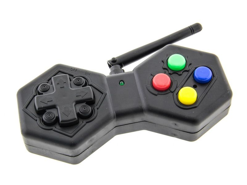 РУ боевой роботпаук Space Warrior, лазер, ракеты, золотой, NiMh и ЗУ, 24G