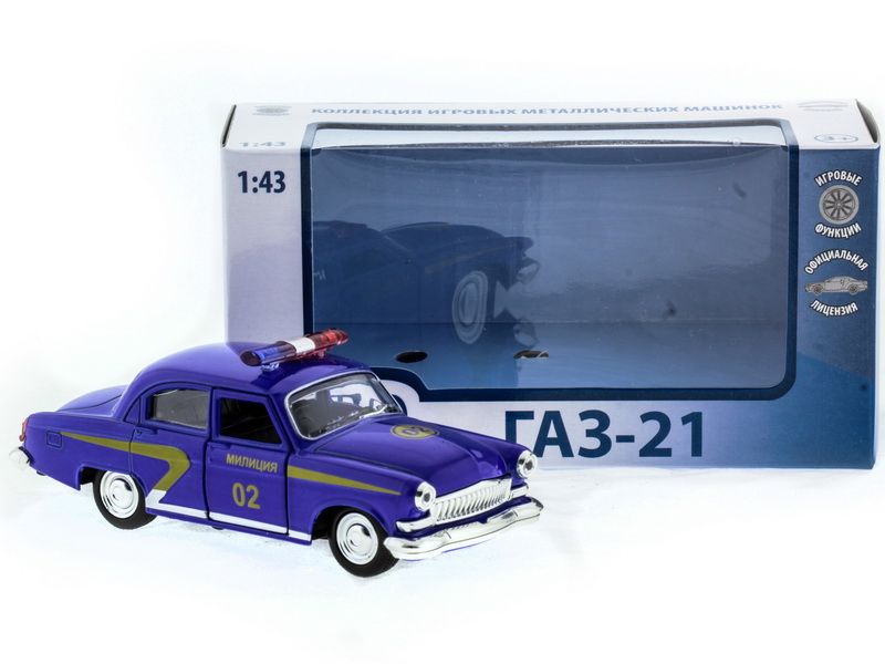 Машина АВТОПАНОРАМА инерц ГАЗ21 милиция 143, вк 1475,5 см