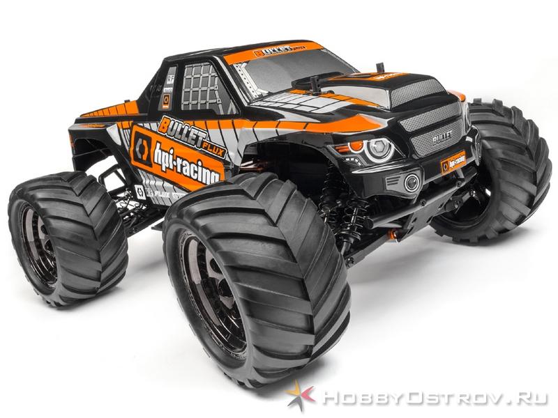Радиоуправляемый монстр HPI Bullet ST FLUX 4WD 24 GHz 110 RTR влагозащита