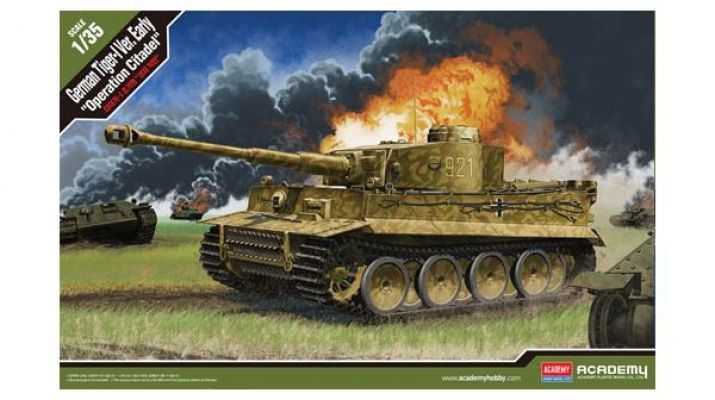 Сборная модель Танк German TigerI Ver Early Operation Citadel 135
