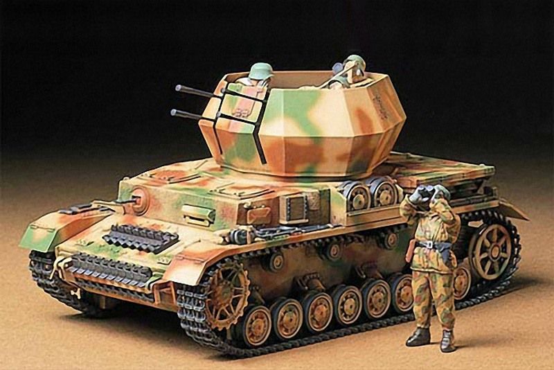 Сборная модель Зенитная установка на базе танка Panzer IV, 135