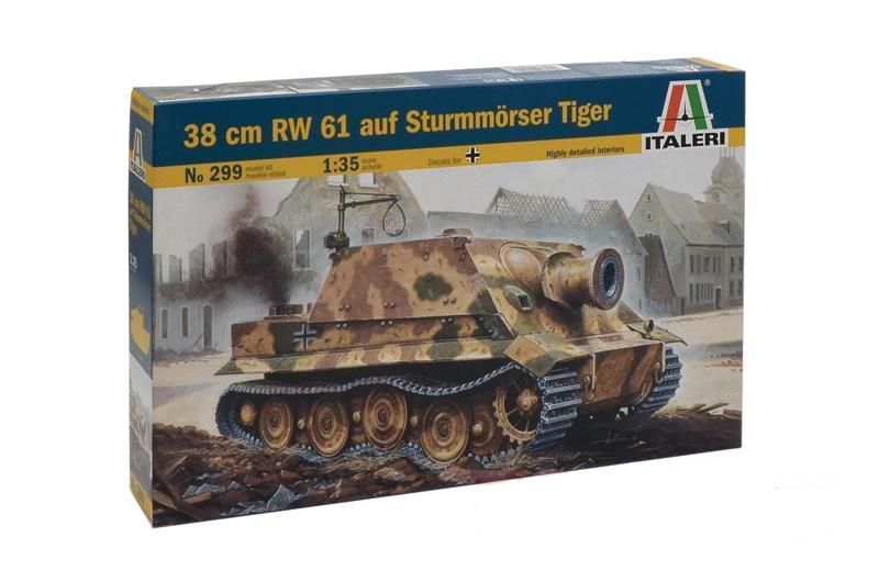 Сборная модель САУ 38cm RW61 auf Sturmmorser Tiger 135, шт