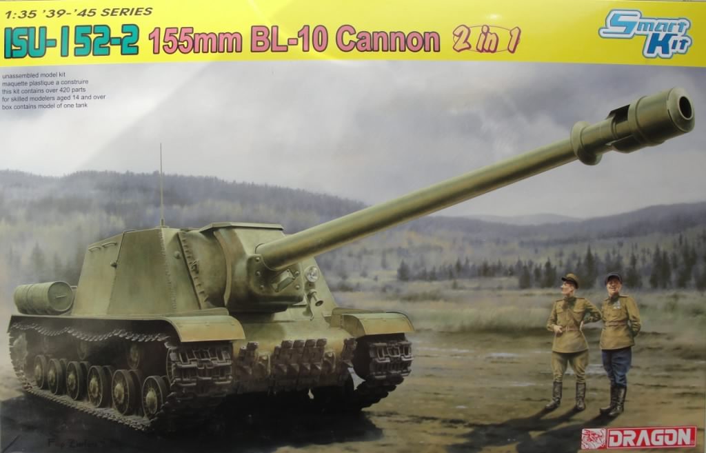 Сборная модель Самоходка ИСУ15222BL10 135